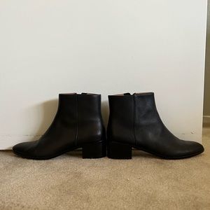 J CREW black booties